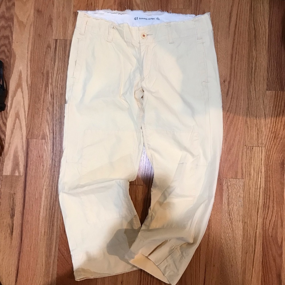 ☀️Summer Goods Lightly Distressed Crop Pants